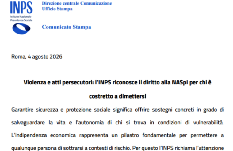 Ministero Lavoro e Politiche Sociali: "Violenza di genere, Naspi per chi è costretto a dimettersi"